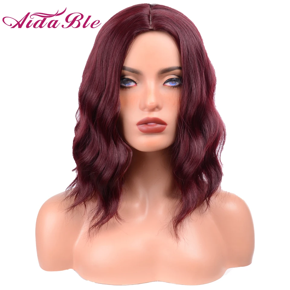 

Synthetic Wigs Short Bob Wave Wigs for Women Middle Part Black Pink Blonde Cosplay Party Wigs Heat Resistant Wig