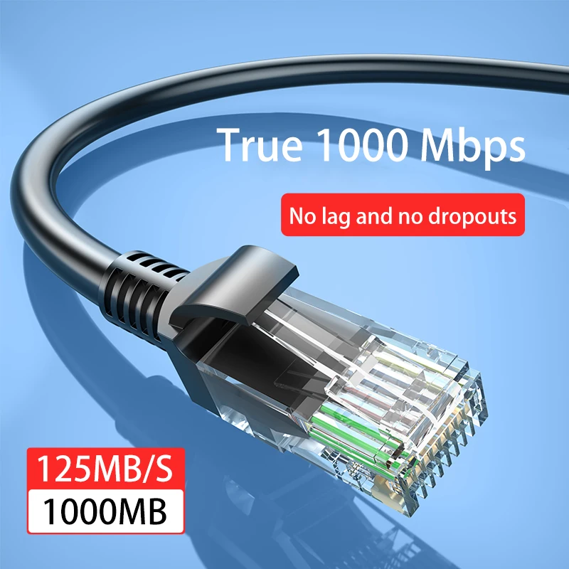 

1269 NO.2Samiyoe Ethernet Kabel Cat6 Lan Kabel Utp RJ45 Netwerk Patch Kabel 5M 10M Voor Ps Pc Internet Modem router Kat 6