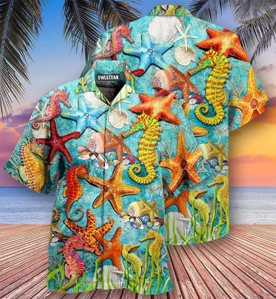 

2022 Cuban Collar Hawaiian Shirt Men's Single Breasted Casual Men's Shirt Summer Fashion Shirt 3d Cool Print Short Sleeve Top