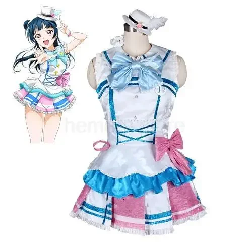 Женский костюм для косплея Love Live Sunshine Aqours OP1 с 9 персонажами из м/ф таками Чика