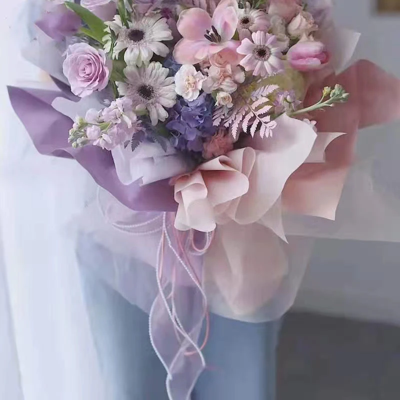 5 ярдов/рулон волнистая лента из органзы