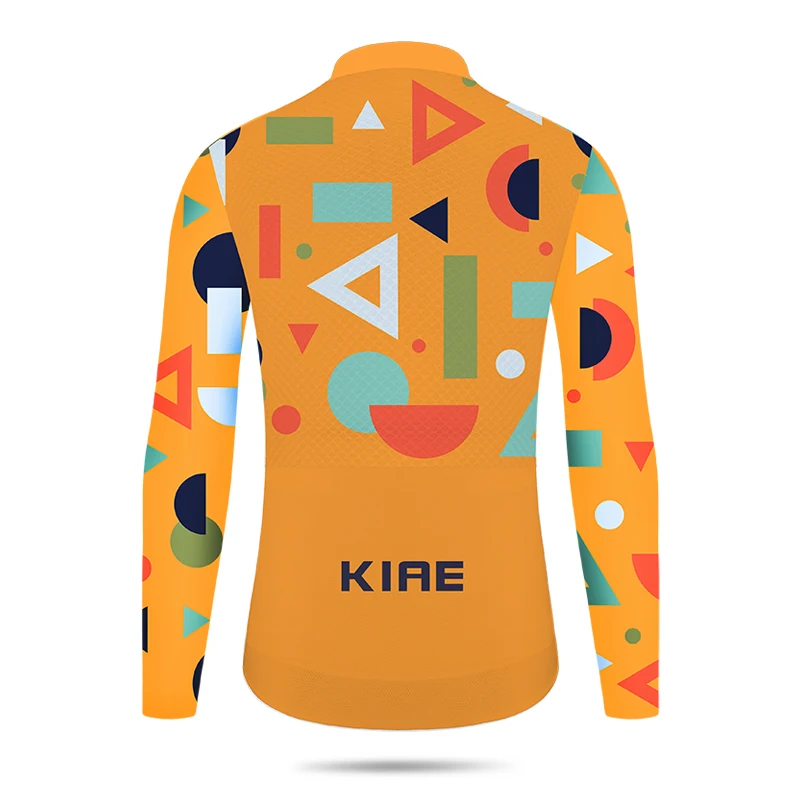 Велосипедная одежда KIAE с длинным рукавом для мужчин и женщин цветные дорожные