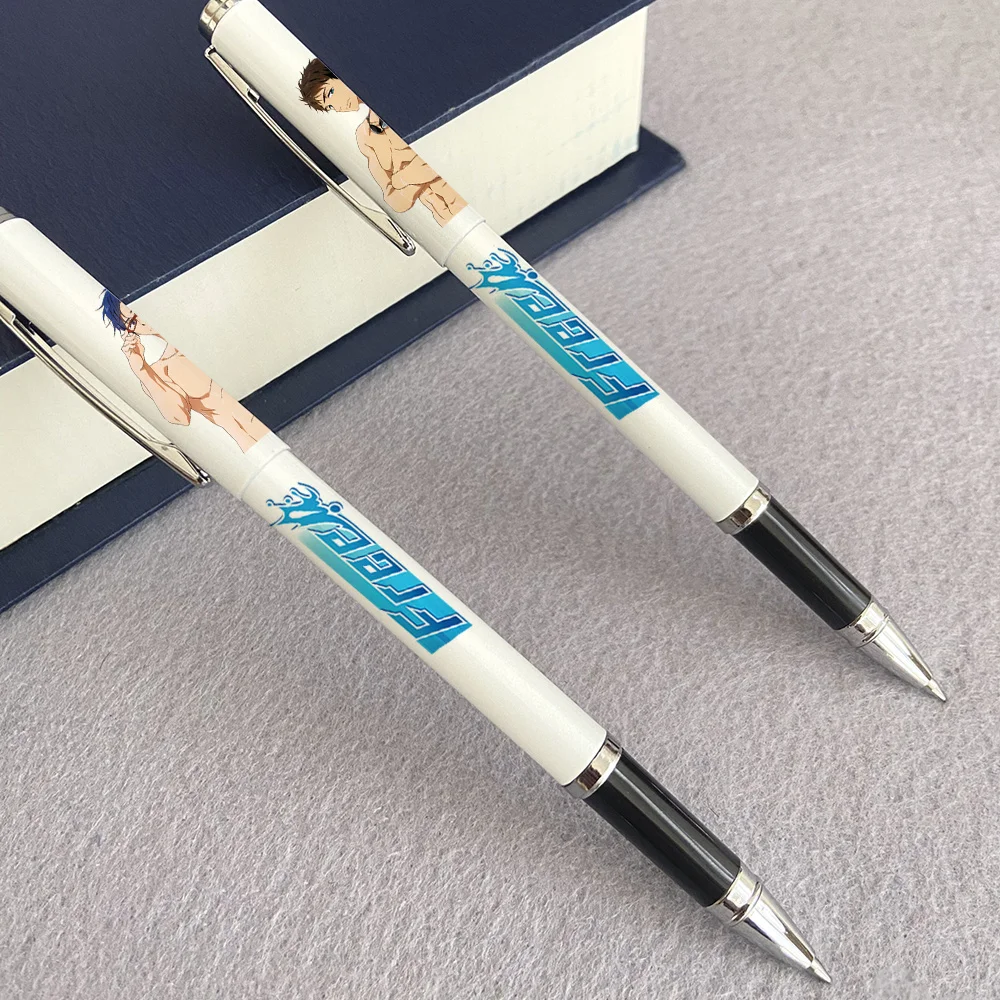 

Free! Nanase Haruka Ryugazaki Rei Black Ink Gel Pen 0.5mm Graffiti Writing Pens Kids Gift School Stationery 1050