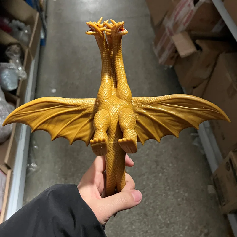 Кукла Bandai Godzillas Monster King Ghidorah 18 см Золотая рука дракона декоративная фигурка