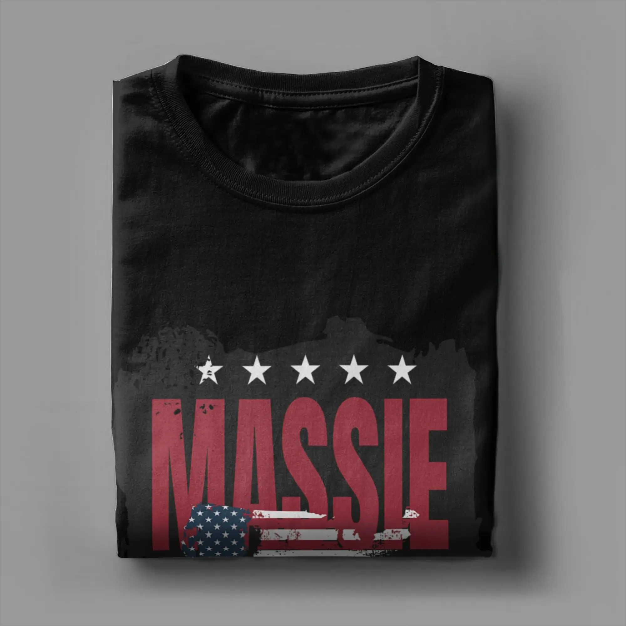 Фото Повседневные футболки Casual Hope Massie 2028 for President Thomas Massie 2028, мужские хлопковые футболки с коротким рукавом, одежда больших размеров №3