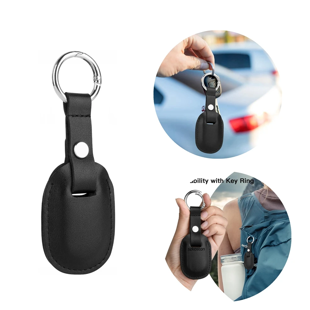 Защитный чехол для SmartTag2 с брелоком, защитный чехол от царапин, чехол из искусственной кожи для трекера SmartTag2, аксессуары для SmartTag2 (art.: 3920d974d4aaa) - 3920d974d4aaa