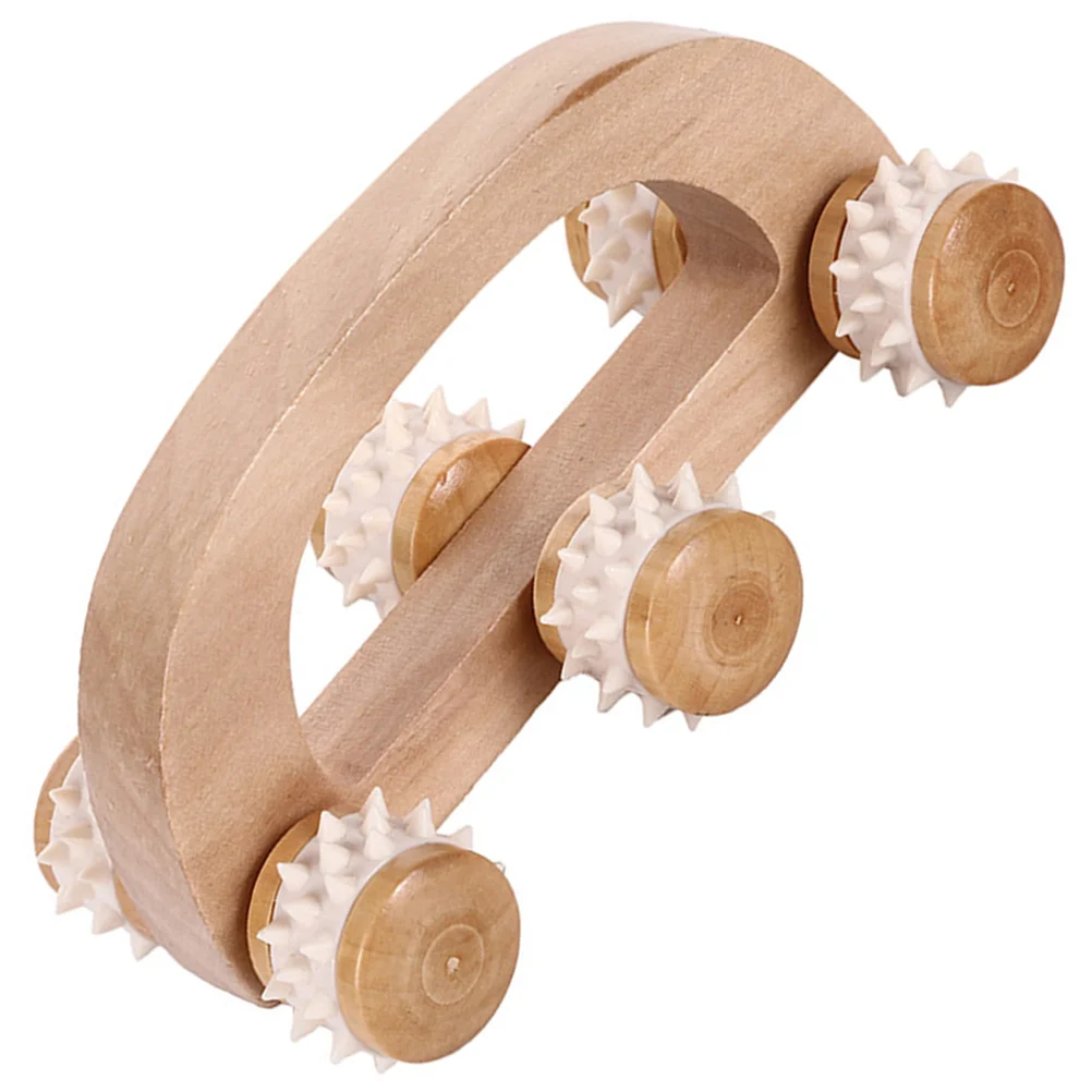 

Wooden Back Roller Portable Massage Roller Muscle Massage Roller Muscle Relaxing Roller Manual Body Roller