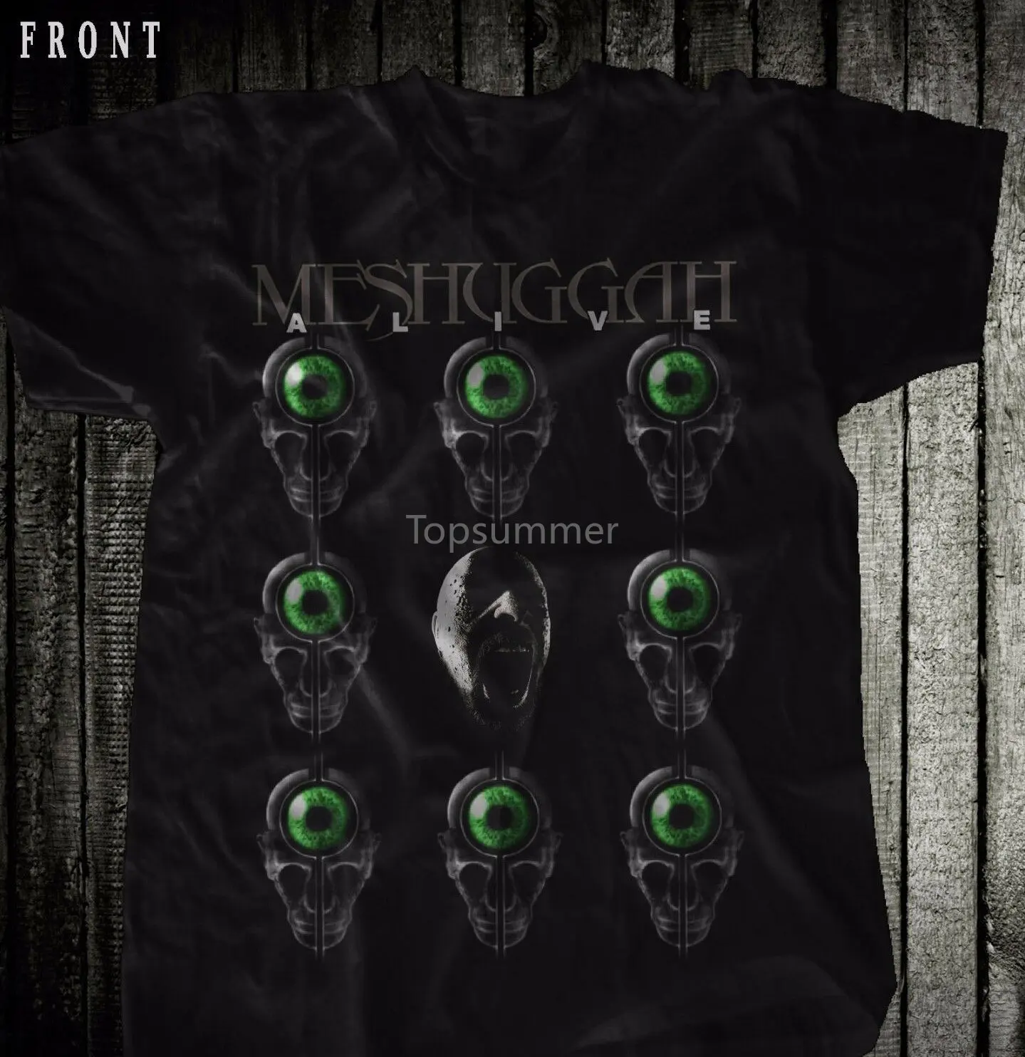 

Meshuggah Alive Swedish Metal Band Gojira Opeth T Shirt Sizes S To 7Xl 2019 New 100% Cotton T-Shirts Men