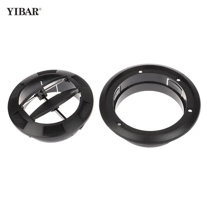 

75mm Black Closeable RotatableAir Vent Outlet Air Conditioning Vent Car Air Conditioner Outlet For Rotatable Ventilation Switch