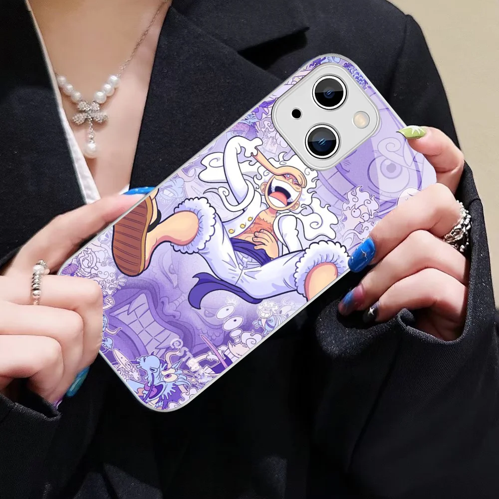 Чехол для телефона Luffys O-One с аниме P-piece iPhone 14 13 12 Mini 11 Pro XS Max X XR Plus чехол из