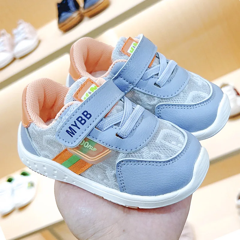 

Spring and Summer Baby Single Net Ultra-light Sports Shoes Boys and Girls Breathable Soft Bottom Non-slip Toddler Shoes