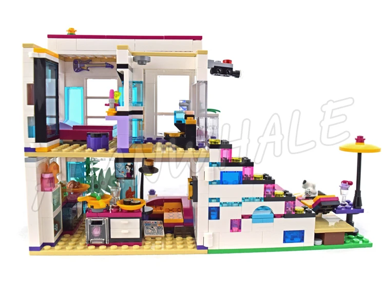 619 шт. суперзвездный дом Friends Livi's Pop смешанная модель 10498 строительные кирпичные