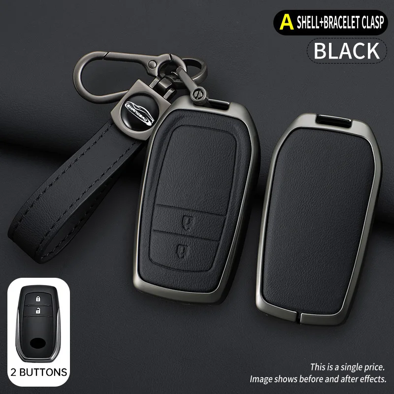 

Чехол для дистанционного ключа автомобиля Toyota GR RAV4 Crown Hilux Fortuner Corolla SE 2023, аксессуар Camry Yaris Land Cruiser Prado Venza