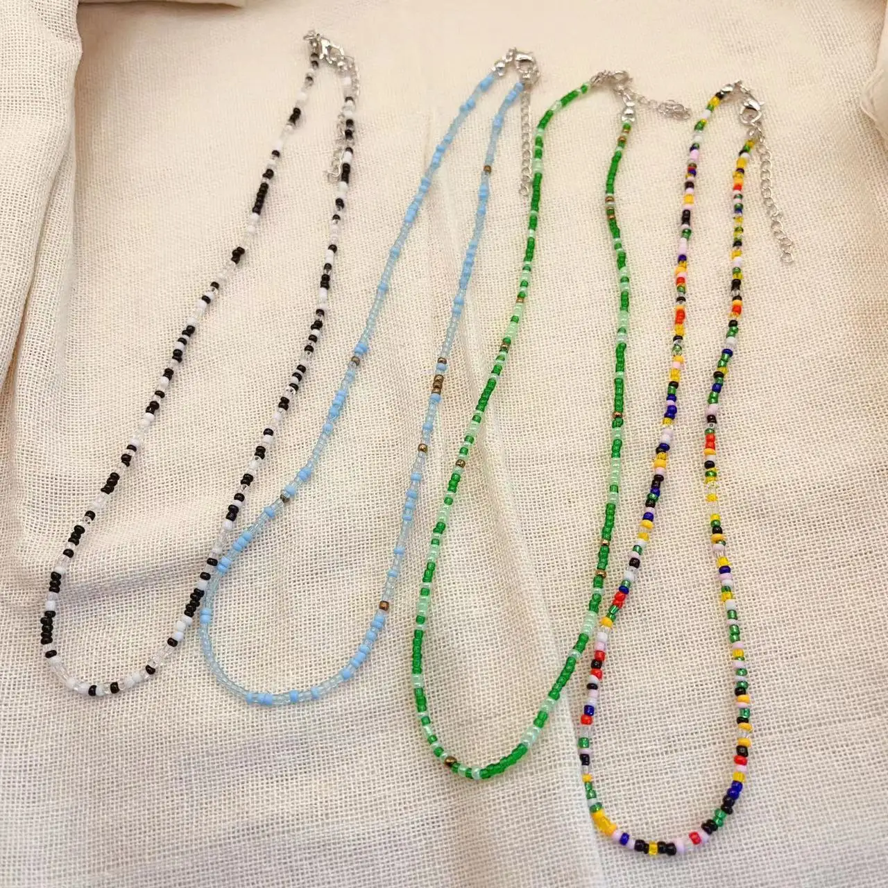 

Japanese and Korean Fresh and Sweet Female Pearl Necklace, Simple and Versatile, Collarbone Chain