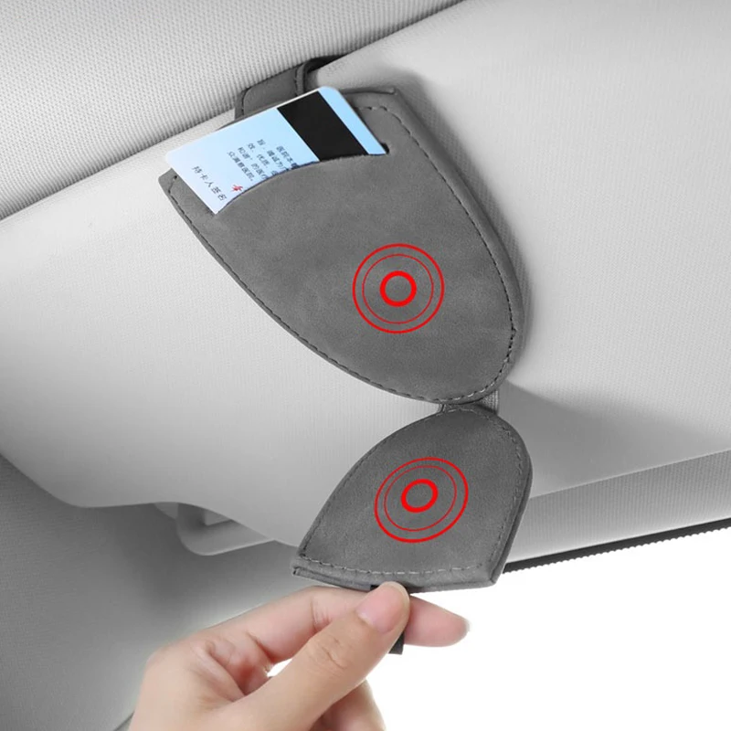 Многофункциональный автомобильный солнцезащитный козырек зажим для очков