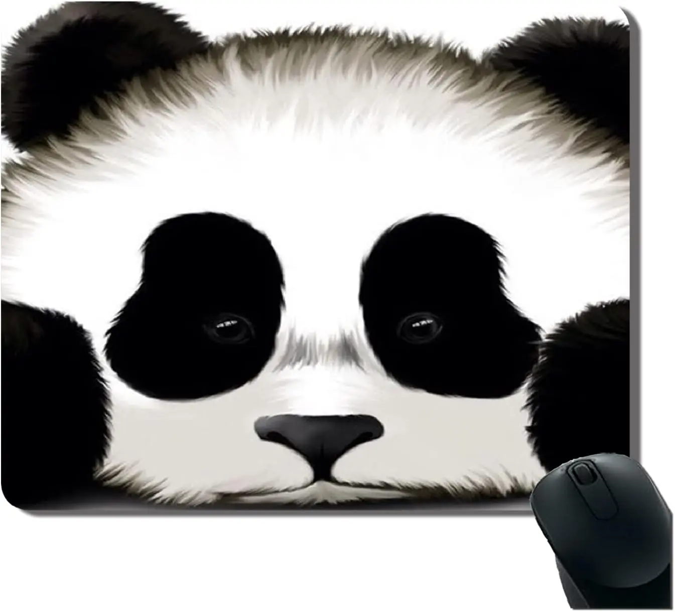 

Cute Cartoon Panda Gaming Mouse Pad Extended Mouse Pad Non-Slip Rubber Mice Pads 9.5x7.9 Inch for Laptop Office Computer