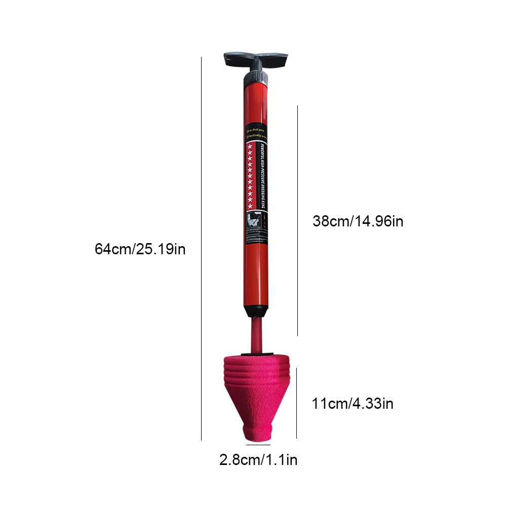 Плунжер для туалетной трубы многоразовый плунжер выемки канализации