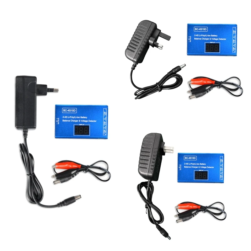 BC-4S15D Балансное зарядное устройство Lipo для литий-ионного аккумулятора детектор