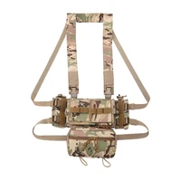 tactical mk3 modular chest rig vest bag airsoft hunting military training vest airsoft paintball accessories hunting vest