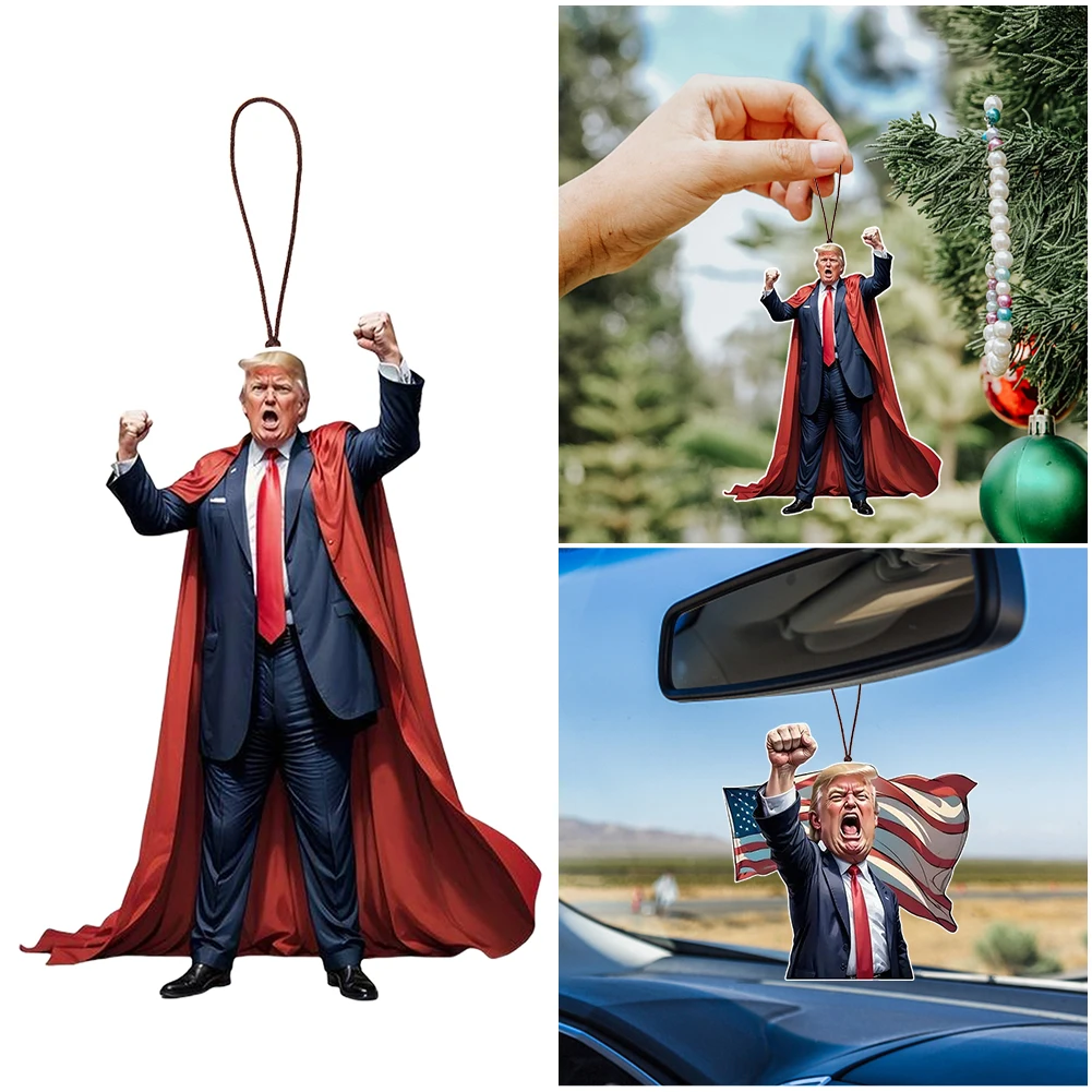 Акриловый забавный орнамент Дональда Трампа Трамп Америка президентские выборы