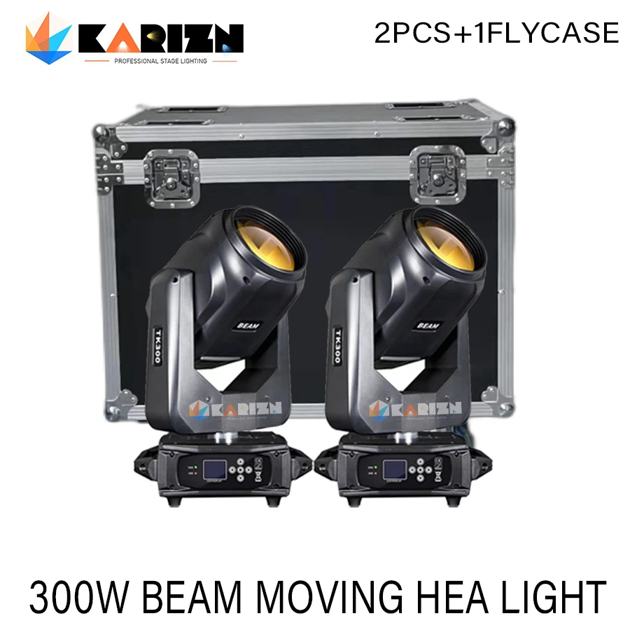 Без налога 2 шт. 300 Вт сценический диско-клуб DJ Light светодиодный луч движущаяся