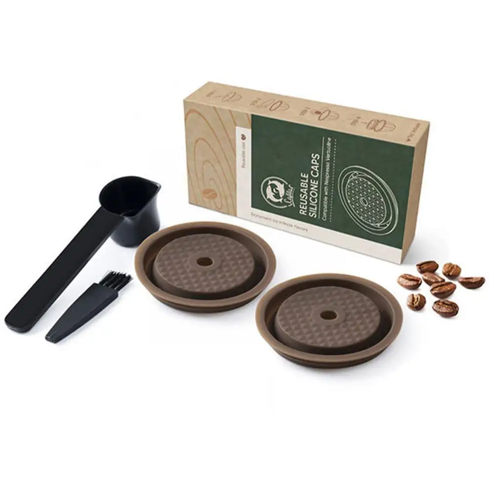 

Reusable Silicone Cover For Nespresso Vertuo Capsule Disposible Original Coffee Caps Filter For Vertuo Next Machine J3p6