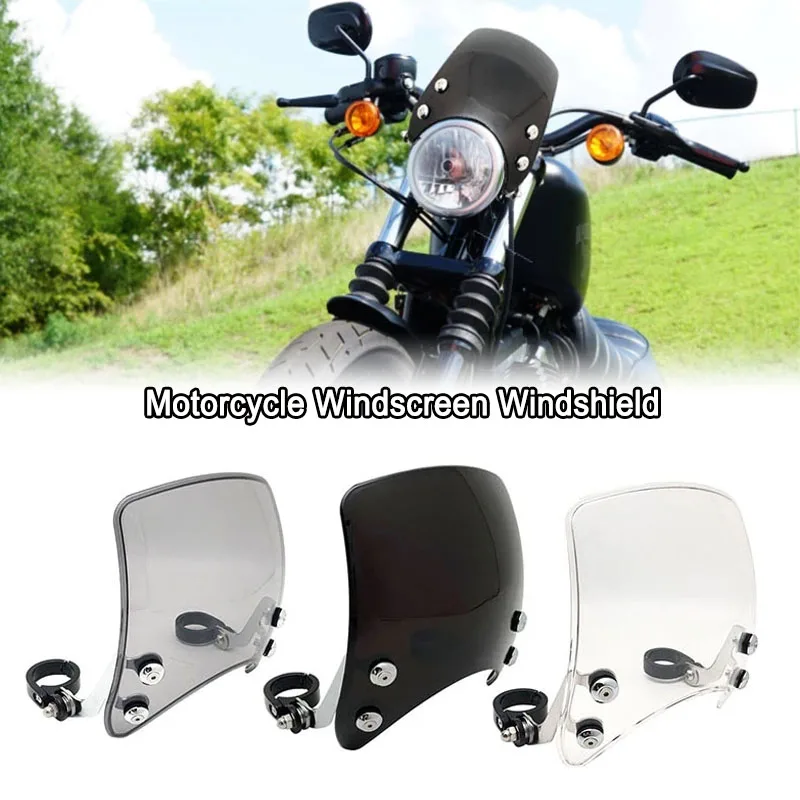 

Ветровое стекло для мотоциклов Sportster XL 883 1200 XL1200NS XL883 XL1200 2004-2019 2016 2017 2018 для вилок 39 мм-41 мм