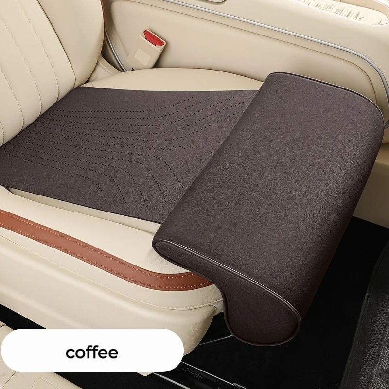 

Универсальный автомобильный удлинитель сиденья, подушка для ног для автомобильного сиденья водителя, удлинитель для ног, замшевый коврик из пены с эффектом памяти, чехол для сиденья