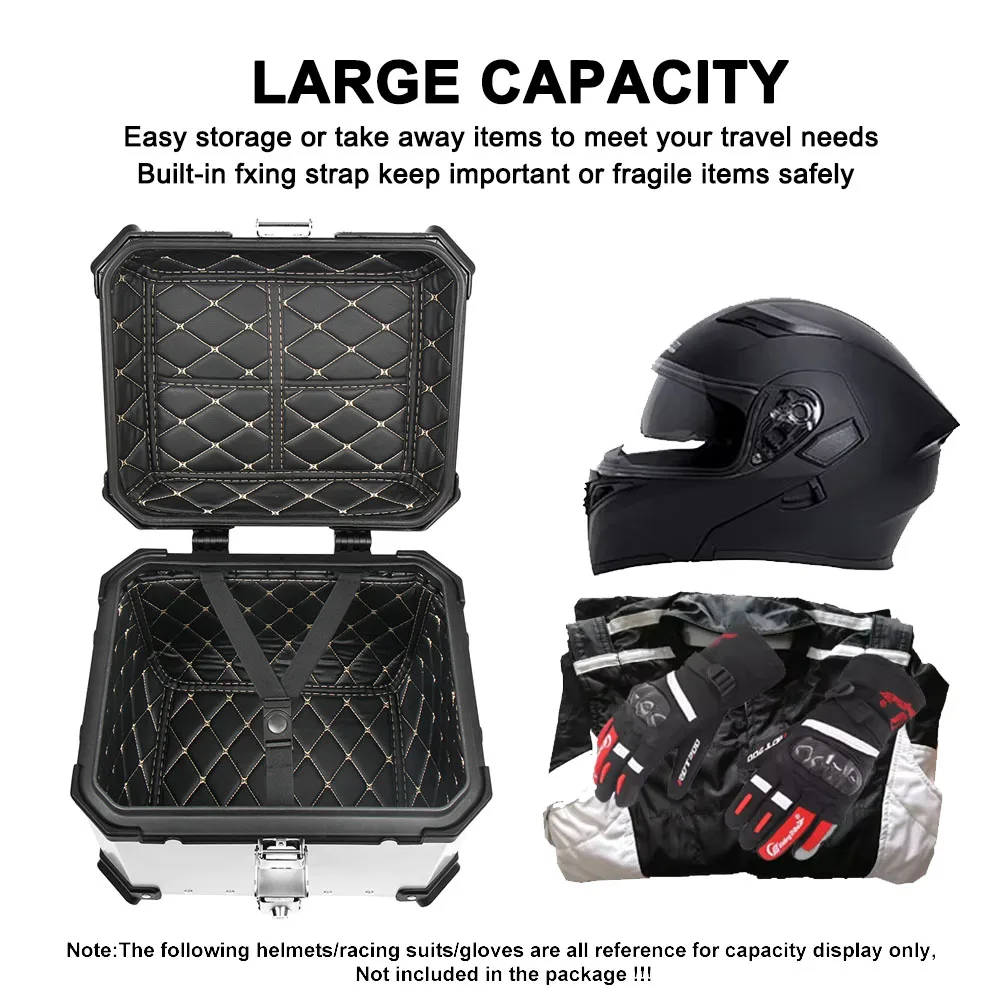 28L 32L задний багажник алюминиевые верхние чехлы для хранения универсальный