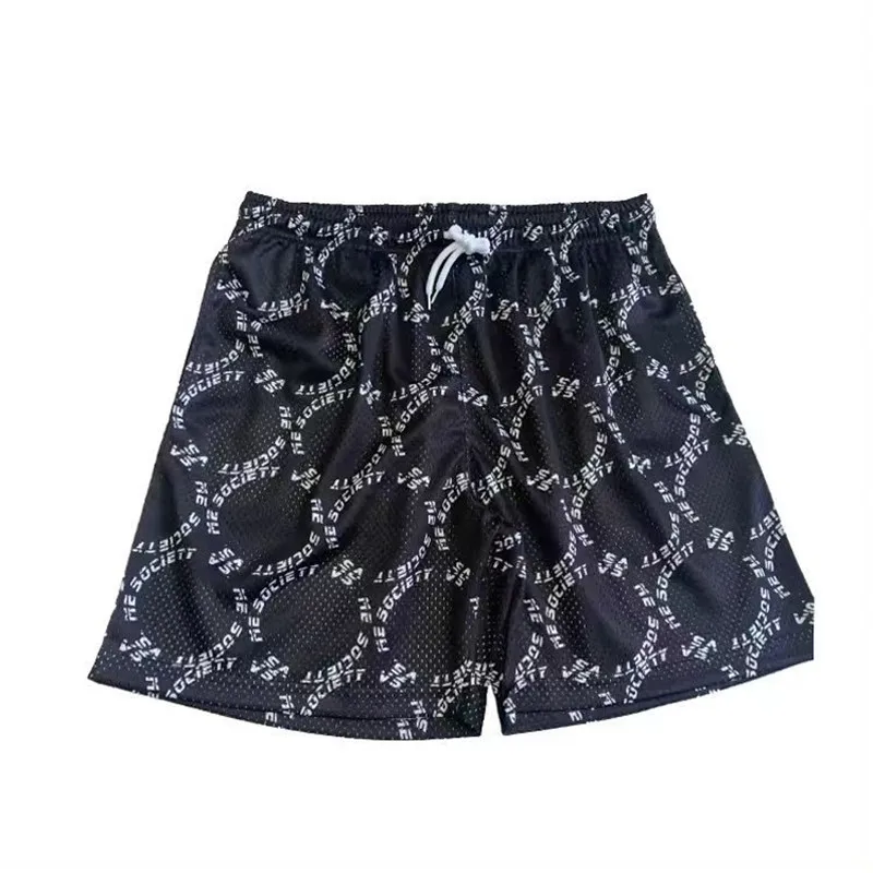 Лето 2024 новые шорты с 3D принтом сетчатые дышащие спортивные повседневные модные