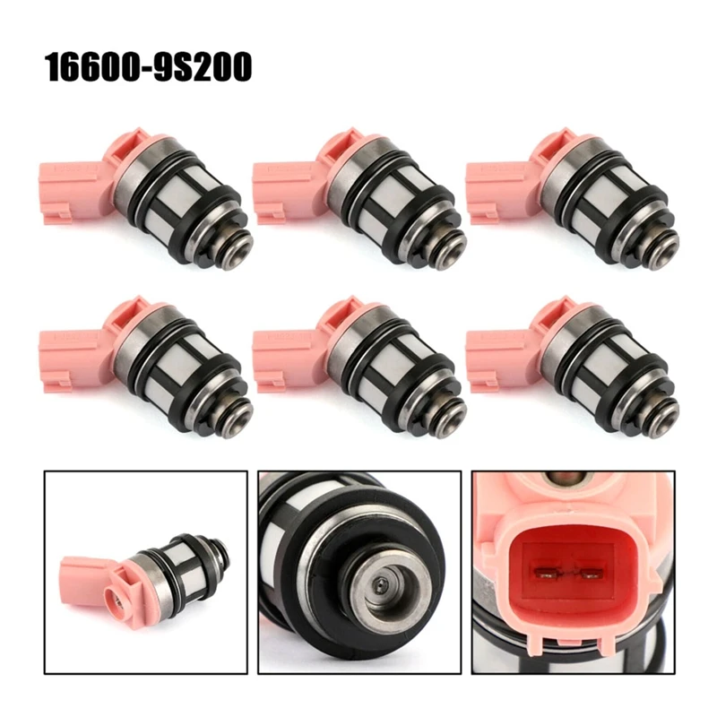 Топливный инжектор для Nissan Quest Frontier Pathfinder Xterra 3.0L Infiniti QX4 3.3L 16600-9S200 6 шт.