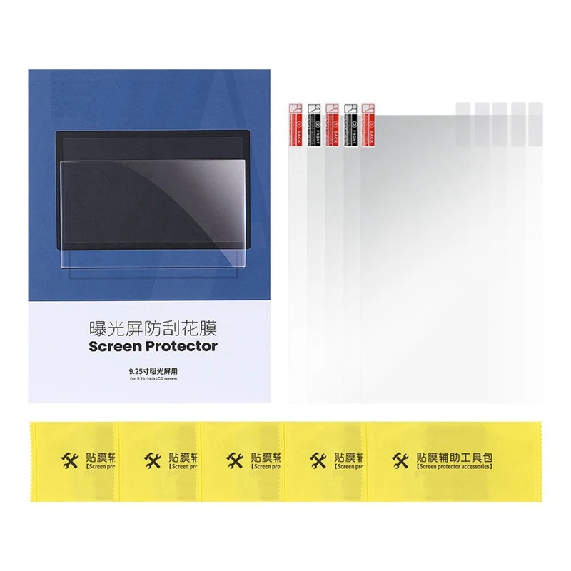 

5Pcs/Pack 9.25 Inch Screen Protector For Photon Mono X 6K For Photon M3 Plus 3D Printer Spare Parts Accessories Parts