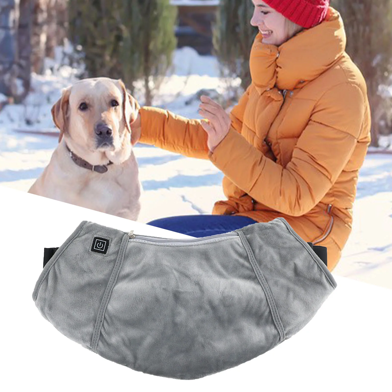 

1 PC Electric Heated Hand Warmer Muff Cold Weather Thermal Glove Waist Bag For Hunting Skiing Camping