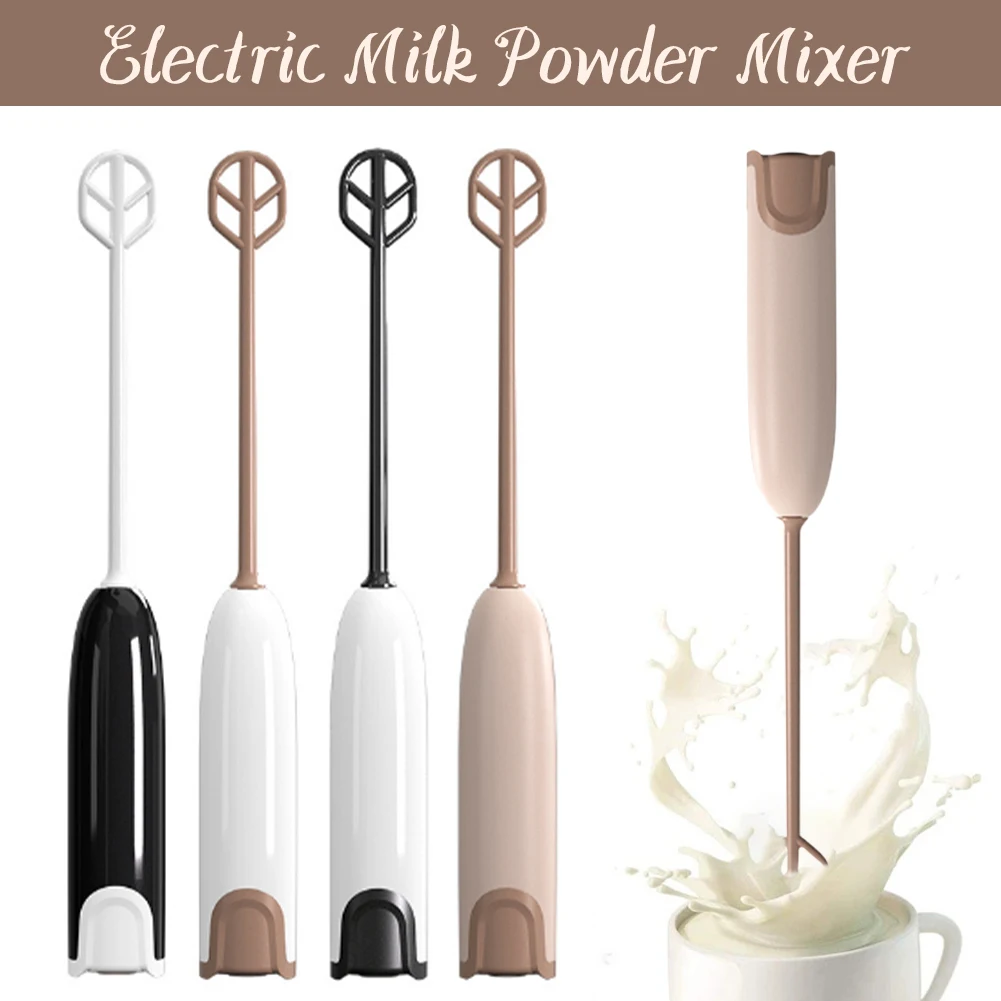 

Portable Handheld Blender Low Speed Drink Mixer Detachable Tip With Battery Operated Egg Whisk Beater For Matcha Juice Egg