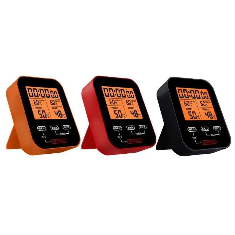 

Беспроводной термометр для мяса, цифровой удаленный термометр для приготовления пищи и мяса для барбекю, гриля, курильницы, духовки