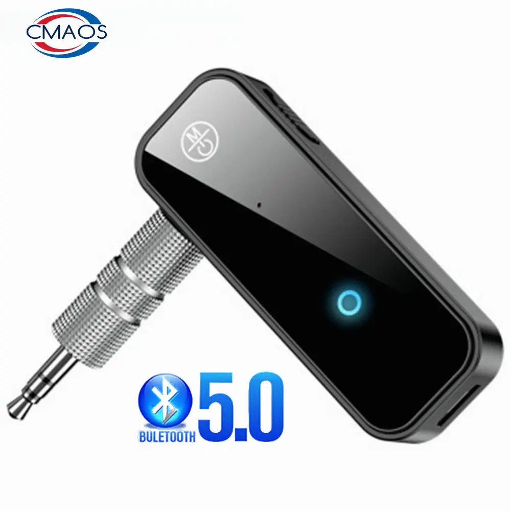 

Bluetooth 5.0 Transmitter Receiver 2 in1 Jack Wireless Adapter 3.5mm Audio AUX Adapter For Car Audio Music Aux Handsfree Headset