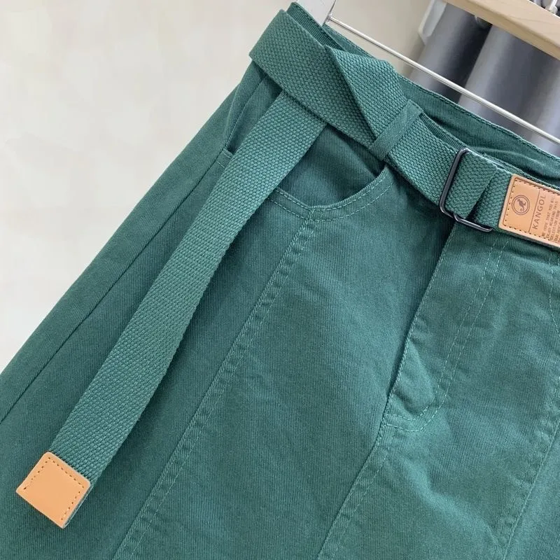 Women Golf Short skirt High Fanny pack hip dress golf A-line skirt Summer Safety pants ladies fashion Wide-leg golf pants skirts