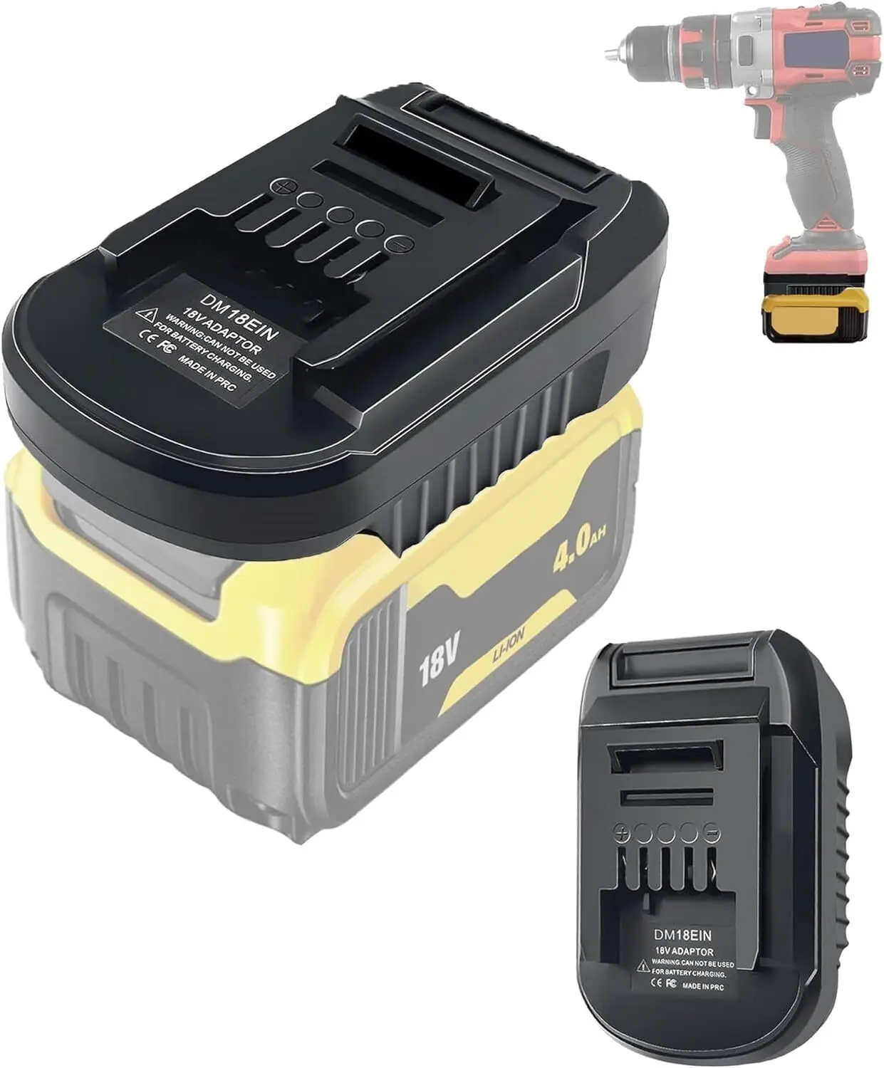 

Адаптер аккумулятора Dewalt 18В/20В к Einhell 18В