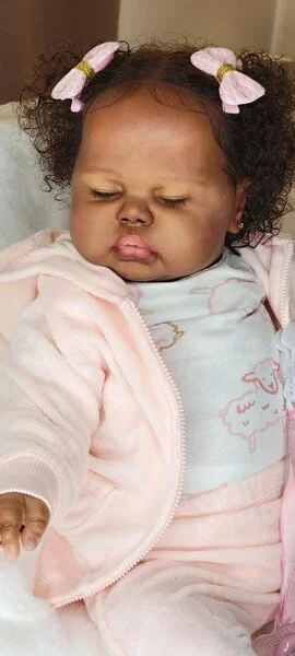 FBBD Индивидуальная ограниченная поставка 25 дюймов Reborn Baby Pickle с вьющимися волосами