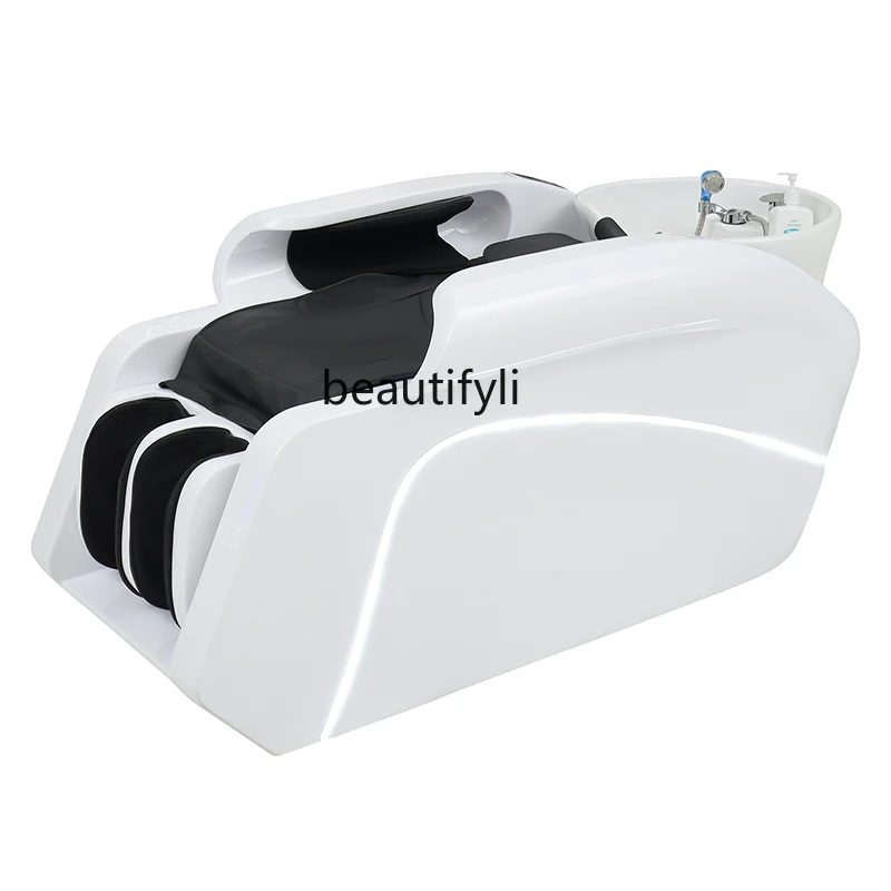 

Intelligent Electric Massage Shampoo Bed Automatic Ceramic Basin Shampoo and Flushing Massage