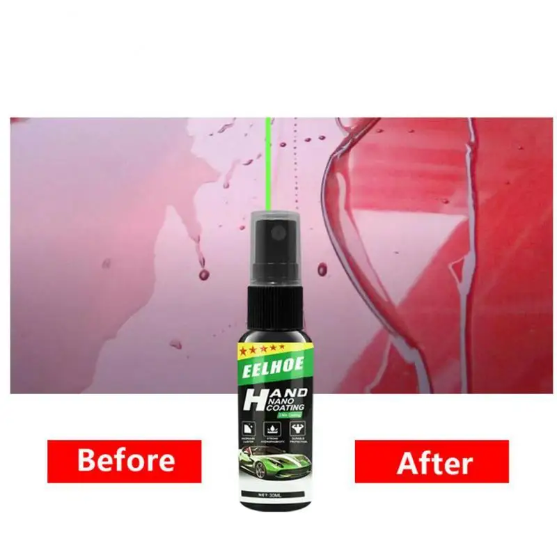 

30ml Car Nano Spray Coating Agent Waterproof Automotive Coating Paint Care Liquid Polish Spray Car Cleaning Maintenance Tool