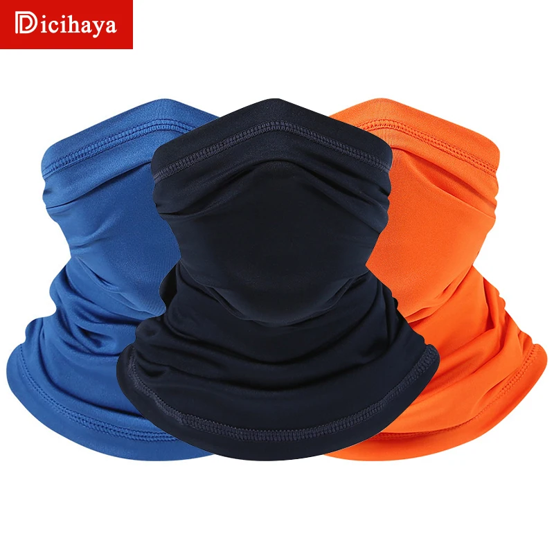 

DICIHAYA 2PCS Breathable Scarf Men Women Bandana Balaclava Summer Scarves Tube Masks Head Face Cover Neck Cycling Neckerchief
