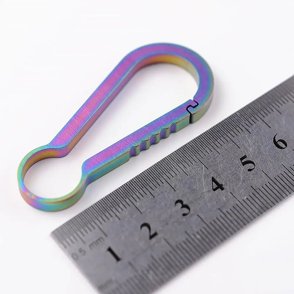 

Alloy Chain Edc Backpack Buckle Safety Mini Pro Buckle Camp Fishing Outdoor Riding Small Hiking Hanging Sports B8o5