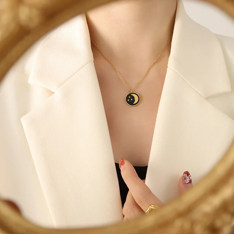 

Korean Trendy Goth Personalized Necklace For Women Girls 2022 Fashion Net Red Simple Pendant Dainty Charm Luxury Jewelry Gifts