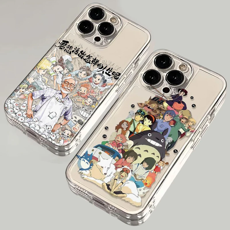 Прозрачный чехол для iPhone 16 15 14 13 12 11 Mini Pro Max X XR XSMax 7 8 Plus SE20