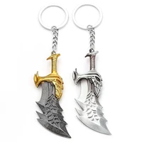 european and american film and television peripherals god of war 4 axe mask keychain fashion car pendant accessories keychain