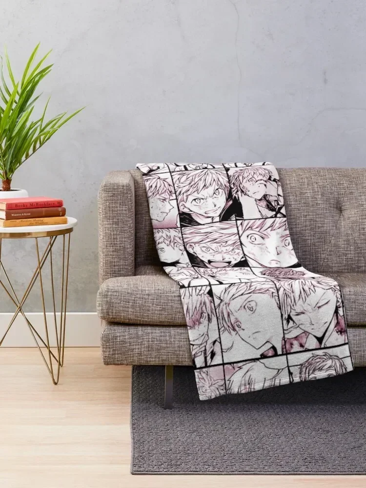 Atsushi BSD - цветная версия коллажа пледы плюшевые рождественские украшения одеяла