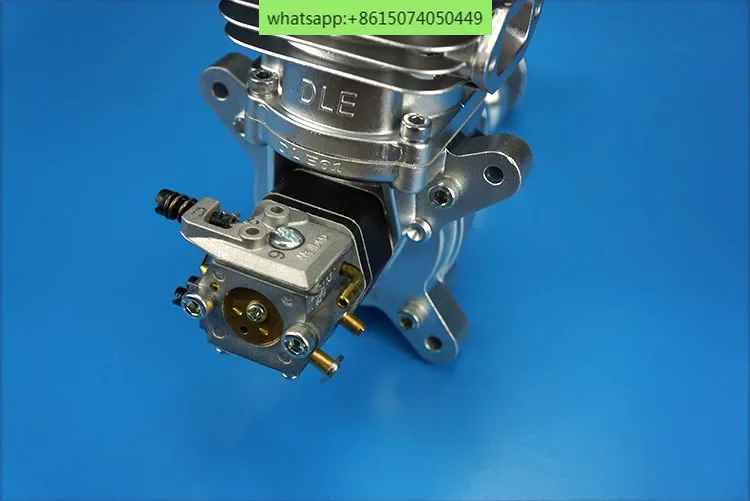 Бензиновый двигатель авиационной модели DLE61 одноцилиндровый двухтактный