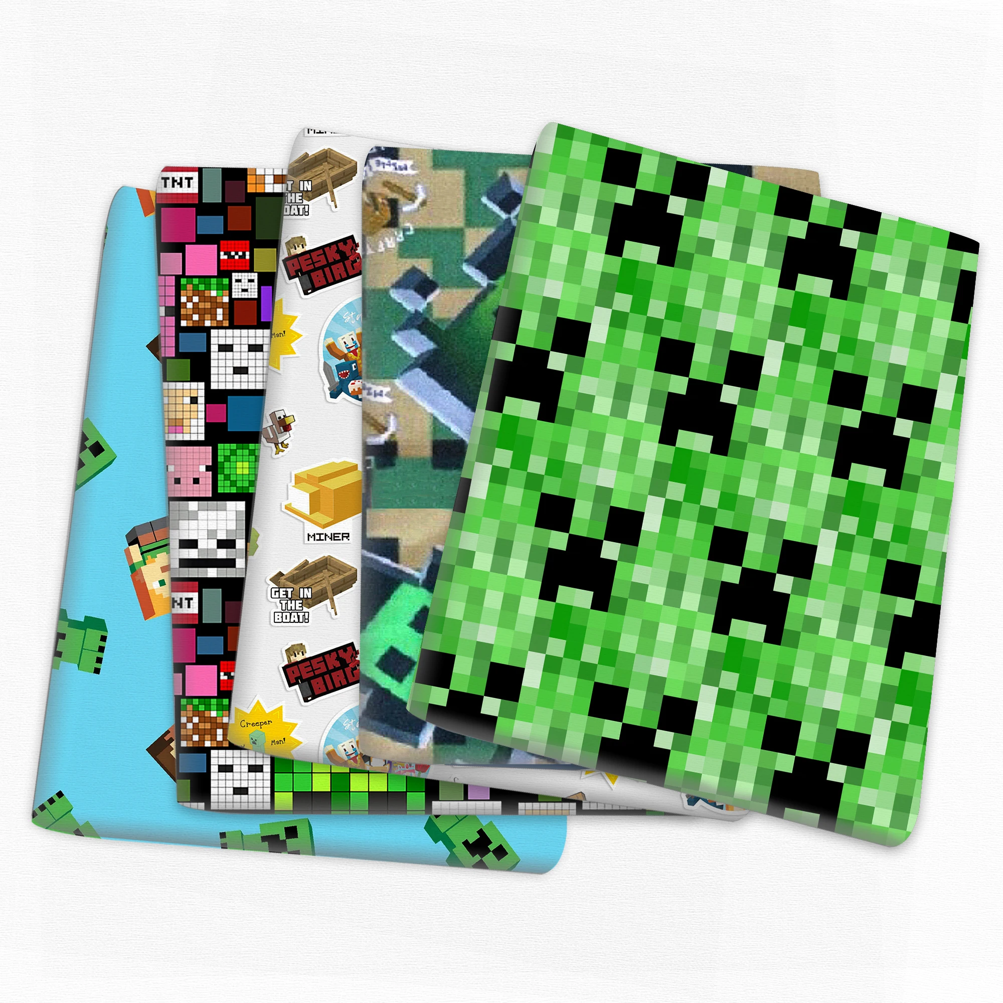 

Мультяшная серия игр, полиэфирная хлопчатобумажная ткань для детских кукол, ткань для шитья, материал для рукоделия