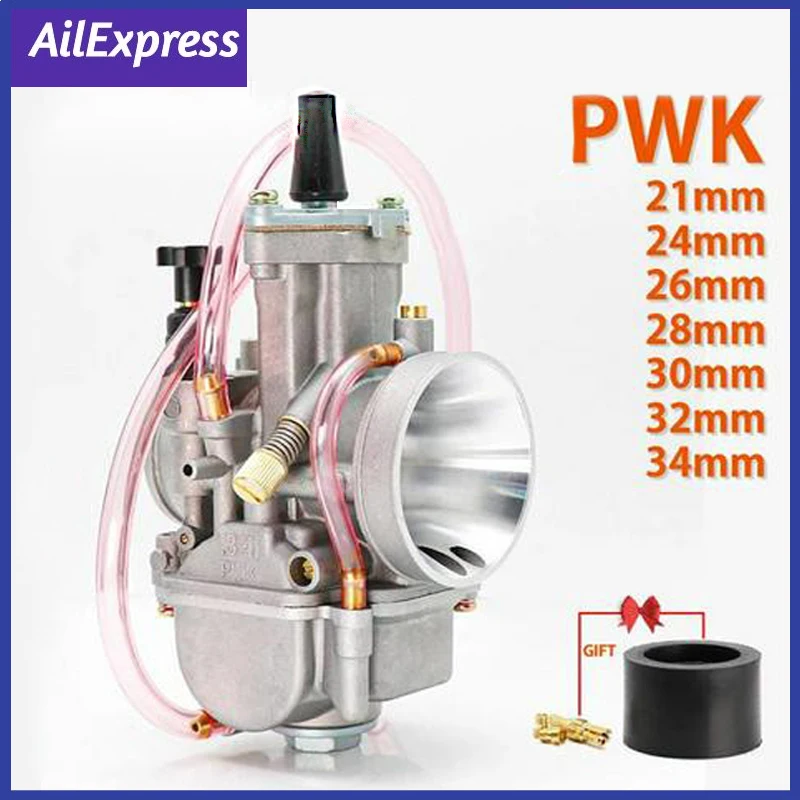 

Мотоциклетный карбюратор PWK 21 24 26 28 30 32 34 2T 4T для Yamaha Mikuni Koso с Power Jet для 50cc-350cc Мотоциклетные аксессуары